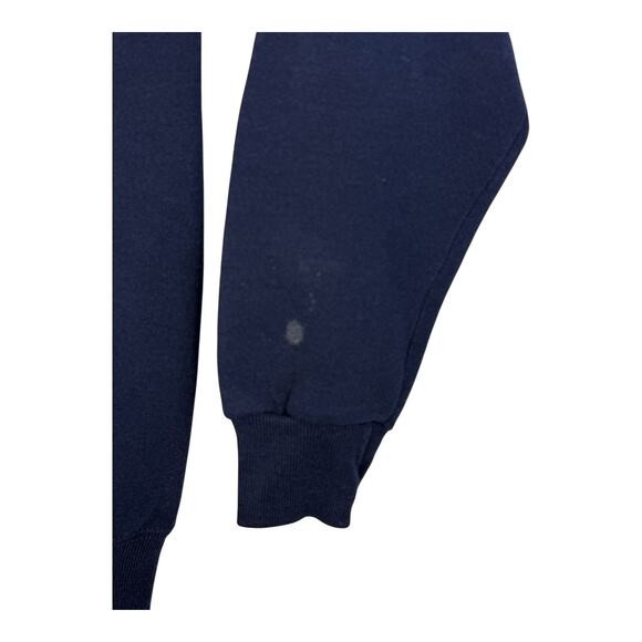 Vintage Lee Denim Large Crewneck Sweatshirt 70s 80s Made in USA Navy Blue - Picture 7 of 11